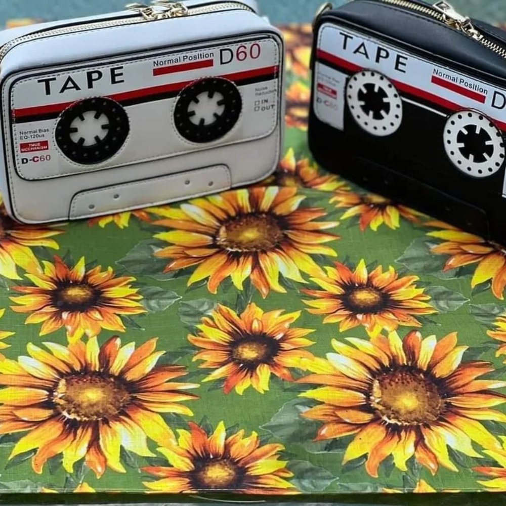 Cassette crossbody bag
